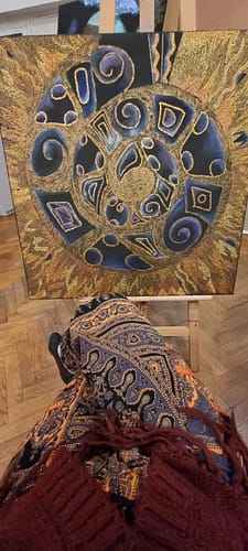 Malowanie intuicyjne to proces i medytacja i obserwacja